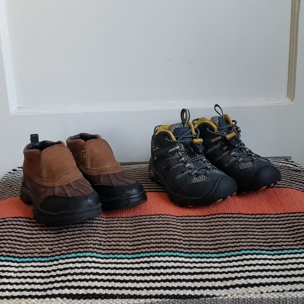 Lot of 2 Pair Toddler Outdoor Hiking Shoes